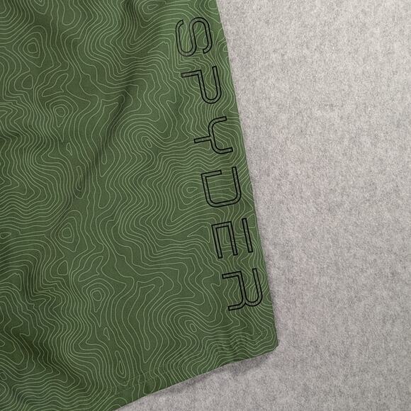 Spyder Swim-Surf -Sand -Sun Men's UV Protection Mesh Liner Swim Trunk Green - Picture 8 of 15